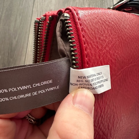 Matt & Nat Red and Black Clutch with Sleek Design - Picture 9 of 9